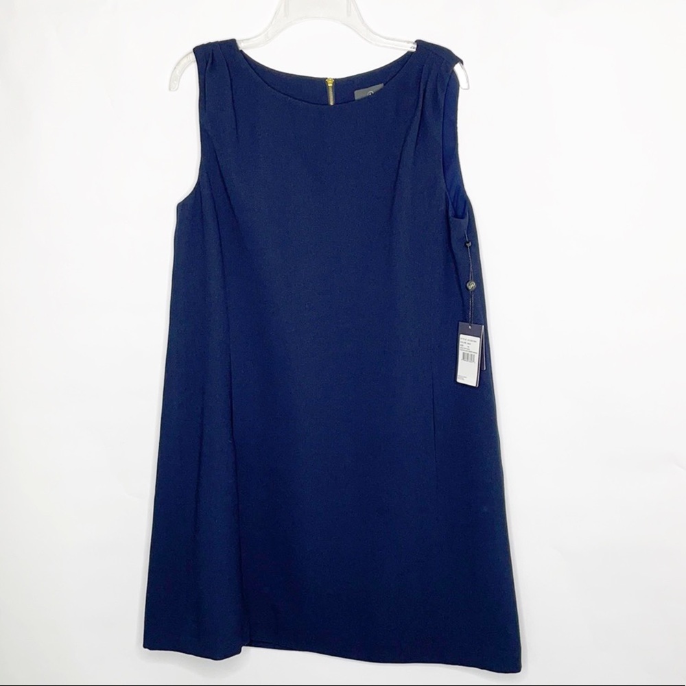 NWT Adrianna Papell Navy Blue Dress (14)